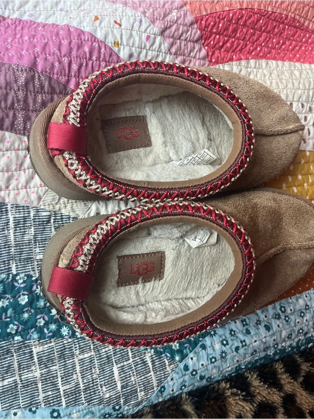 UGG Kids Tasman slip on chestnut